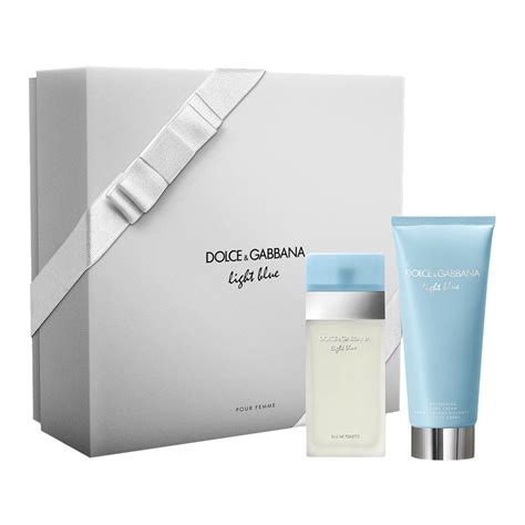 dolce gabbana light blue zestaw
